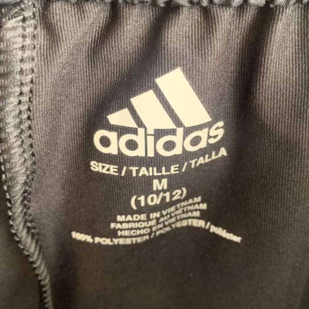 Adidas Black, Green, & Blue Perforated Colorblock Shorts